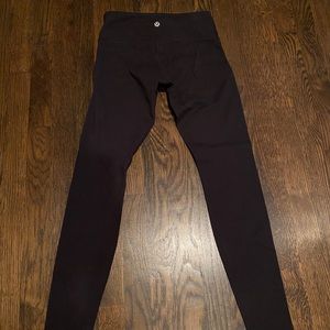 Lululemon black leggings size 2